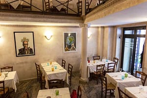 sala ristorante roma su più livelli